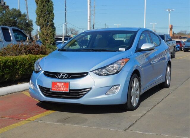 Used 2013 Hyundai Elantra Limited with VIN KMHDH4AE5DU668608 for sale in Houston, TX